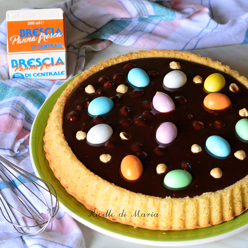 Crostata di Pasqua al cioccolato