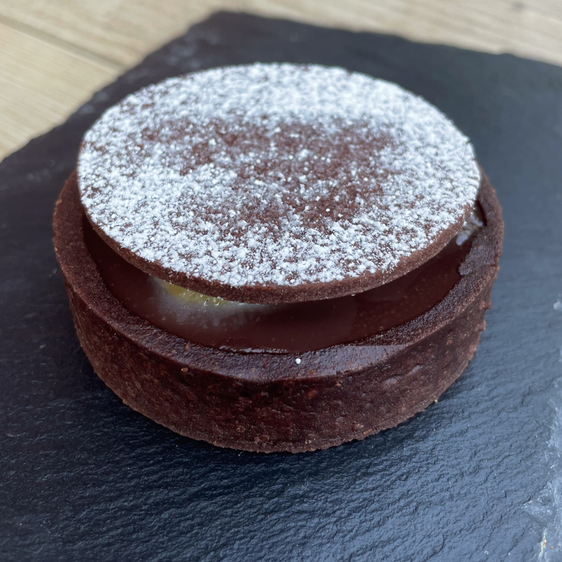 Crostata pere e cioccolato