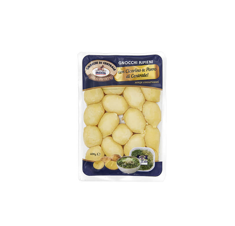 Gnocchi Ripieni con Cicorino & Porro di Centrale