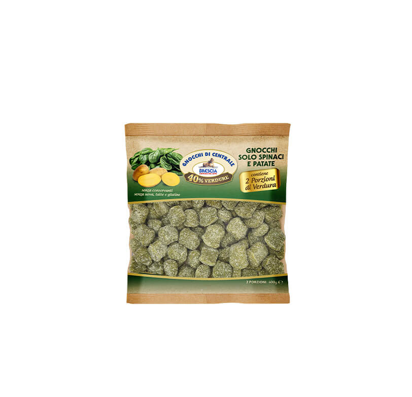 Gnocchi Solo Spinaci e Patate