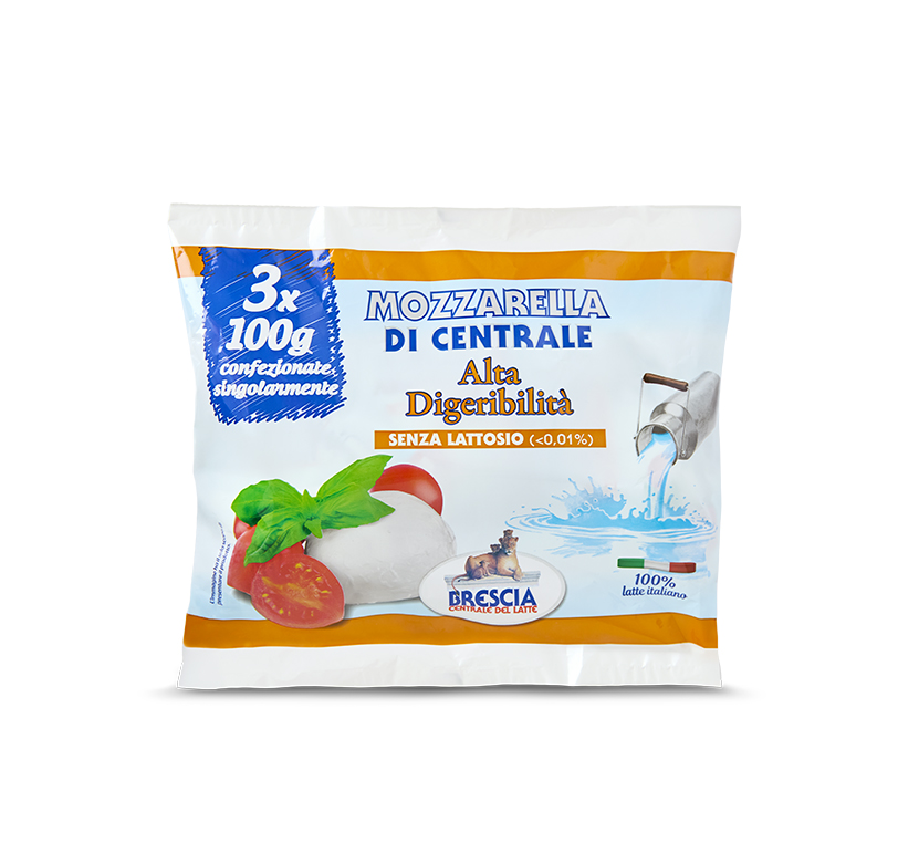 Mozzarella Tris Senza Lattosio